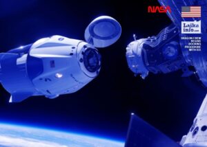 ЭКИПАЖ DRAGON НАЧАЛ ПРОЦЕДУРУ СТЫКОВКИ С МКС / DRAGON CREW BEGINS DOCKING PROCEDURE WITH ISS