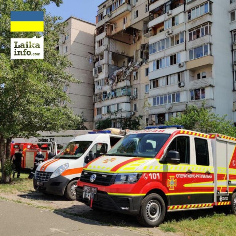 Взрыв газа в Киеве