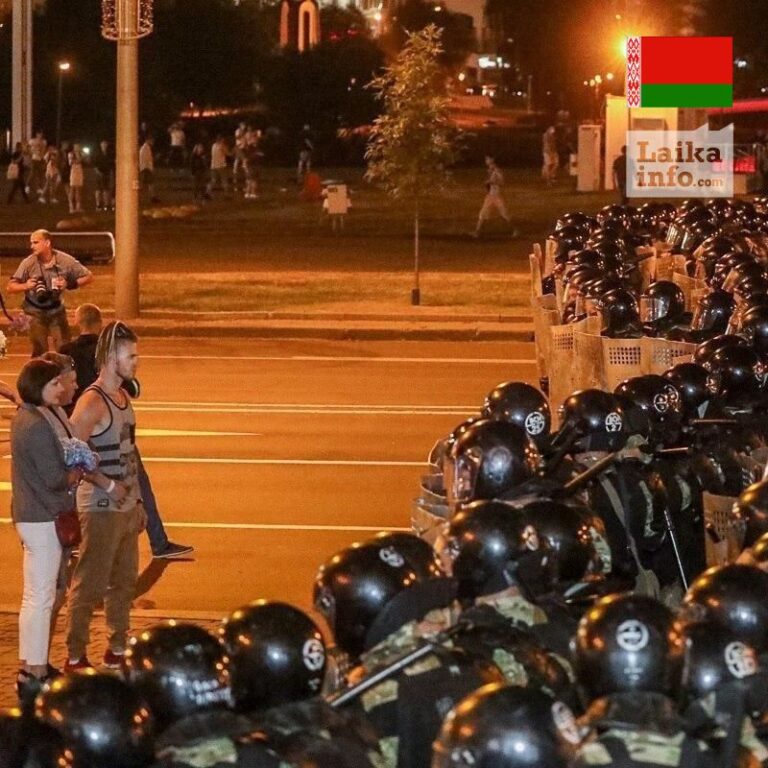 Протесты в Беларуси, толпа народа