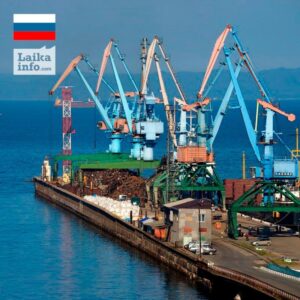 Морской порт города Корсаков / Sea port of Korsakov