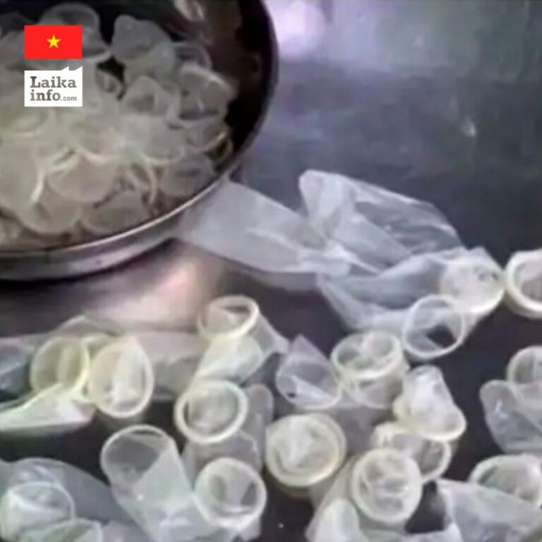 Полиция Вьетнама изъяла партию использованных презервативов Vietnamese police seized a batch of used condoms