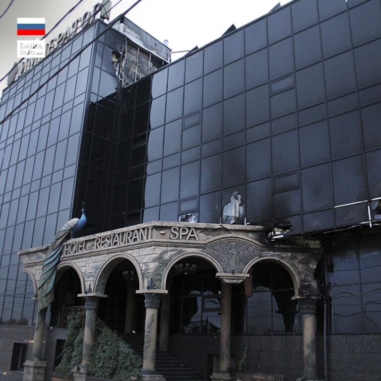 Последствия пожара в гостинице Император в Новосибирске Consequences of the fire at Imperator hotel in Novosibirsk