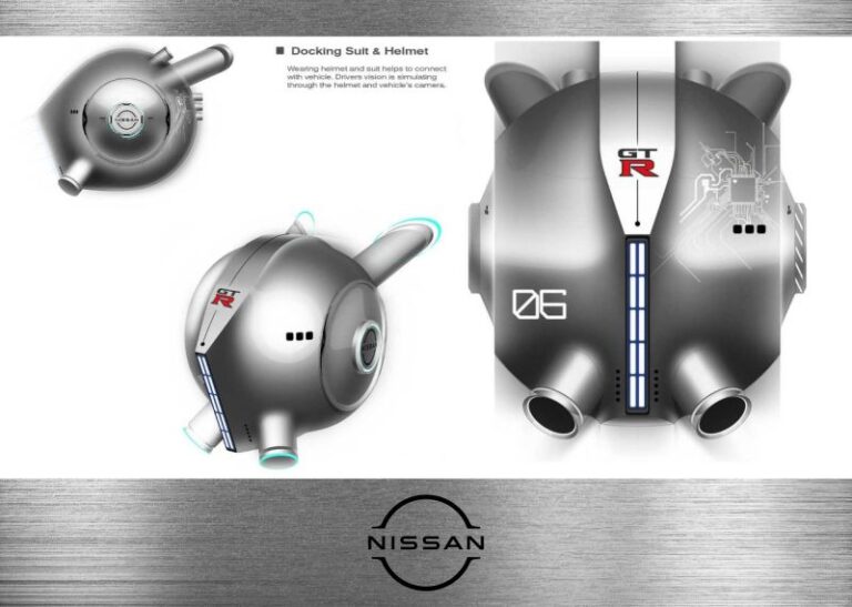 Nissan GT R шлем