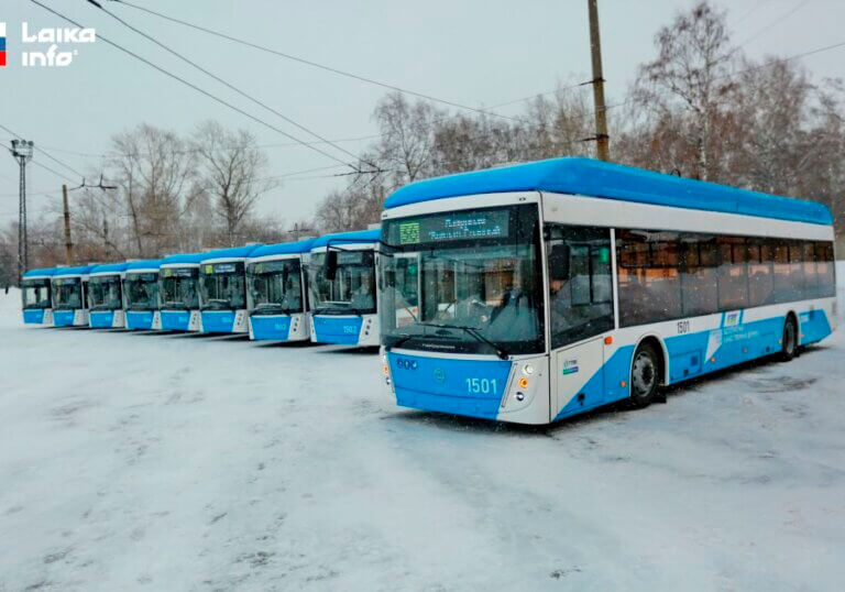 В Новосибирске начнут курсировать троллейбусы с автономным ходом