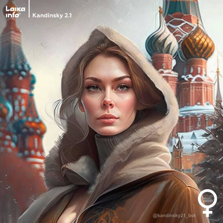 Россия, город Москва, портрет женщины