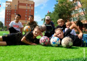 Детская футбольная команда Ленинского района
